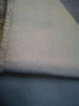 Белая ткань (не знаю какая) небольшой отрез