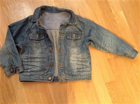 Джинсовая куртка мальчику, Mothercare 5-6 лет