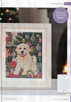 рождественский щенок