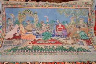 Ковер моей бабушки, вышитый ее подругой.