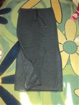 длинная теплая юбка р.42-46