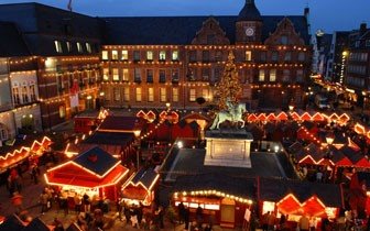 Дюссельдорф: экскурсия 'по Рождеству' с глинтвейном или горячим шоколадом