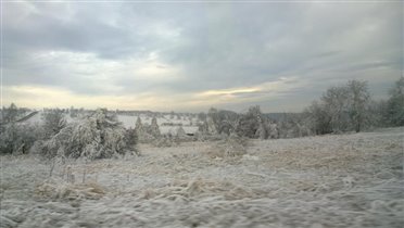Дорога в Дрезден (Чешская сторона, чуть в горах)