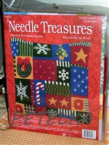 Holiday Patchwork Pillow (Needle Treasures)