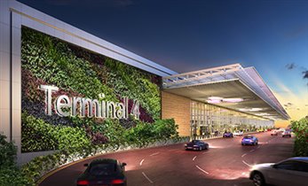 Сингапурский аэропорт Чанги: Терминал 4 – лепесток орхидеи