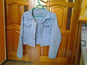 Куртка джинсовая 42-44 б/у