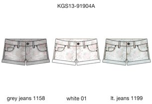 Шорты для девочек (KGS13-91904A)