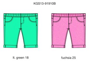 Шорты для девочек (KGS13-91910B)