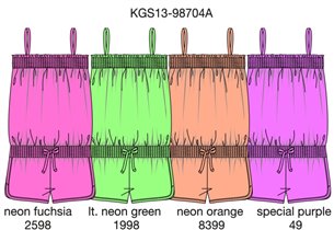 Комбинезон для девочек (KGS13-98704A)