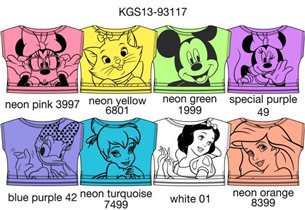 Футболка для девочек (KGS13-93117)