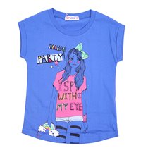 Футболка для девочек (KGS13-93704)