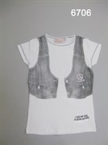 Футболка для девочек (Z13-6706)