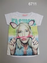 Футболка для девочек (Z13-6711)