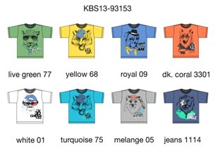 Футболка для мальчиков (KBS13-93153)