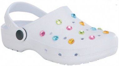 Кроксы со стразами