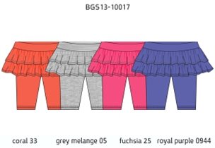 Бриджи+юбка для девочек