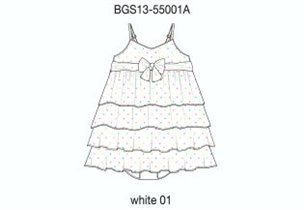 Платье для девочек (BGS13-55001A)
