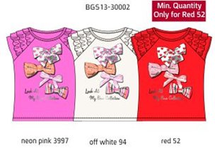 Футболка для девочек (BGS13-30002)