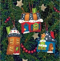 #K72-8182 Holiday Home Christmas Ornaments