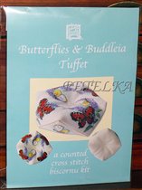 Butterflies and Buddleia Tuffet (Textile Heritage)