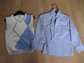 Осталась рубашка Cleverly, 116-122см, 200р