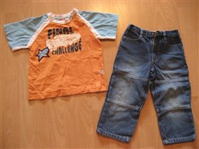 Arizona плотная джинса на упитанного ребенка, 98см