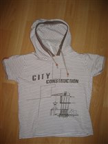 Модная футболка с капюшоном, PlayToday, на 104,50р