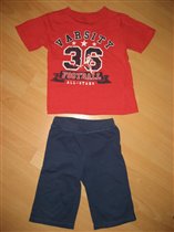 Футболка+бриджи Пеликан, 150р