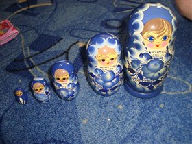 матрешки в количестве 5 шт.