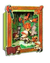 Объемная картинка 'Лесные звери' Для детей от 5 ле