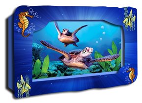 Объемная картинка 'Морские черепахи' Для детей от 