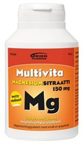 №9996 MULTIVITA MAGNESIUMSITRAATTI 150 mg 90 
