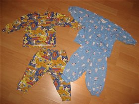 Пижамы до года, за обе 150р