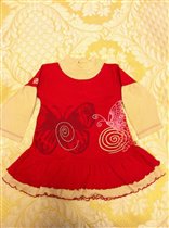 Платье, хлопок, 24 мес, 280 руб