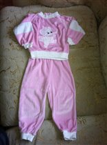 велюровый спорт костюм,р86,250руб