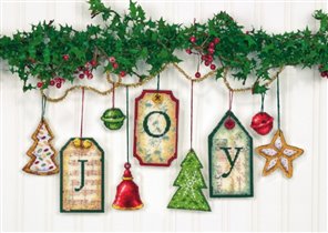 08849 Joy Tag Ornaments