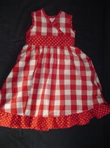 Мазекея р.110 шикарный сарафан хлопок, 600р