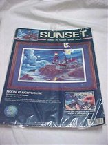 13948 Moonlit Lighthouse