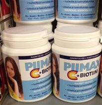 № 99990-1 Piimax. C+Biotiini Витамины 300 капсул