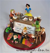 торт 'Белоснежка'