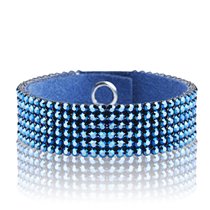 Браслет на замше с кристаллами Сваровски, 1500р.