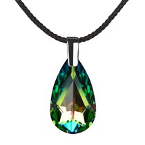 Кулон зелёный Сваровски, итоговая цена 675р.+15%