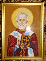 Икона Святителя Николая в оформленном виде