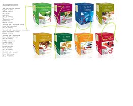 Коллекция пакетированного чая в конвертах (20 шт.)