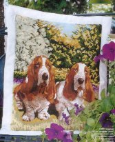 Бассет (подушка)