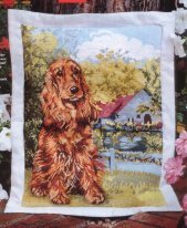кокер спаниель(подушка)