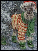 шнауцер новогодний