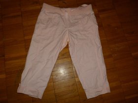 капри нежно-персикового цвета новые р. 48-50 500р