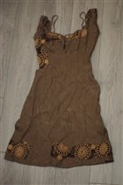 Платье льняное КОФЕ,  Westland, 42 размер