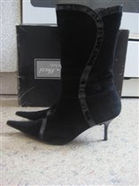 Сапожки нат.замша р.38 350р.